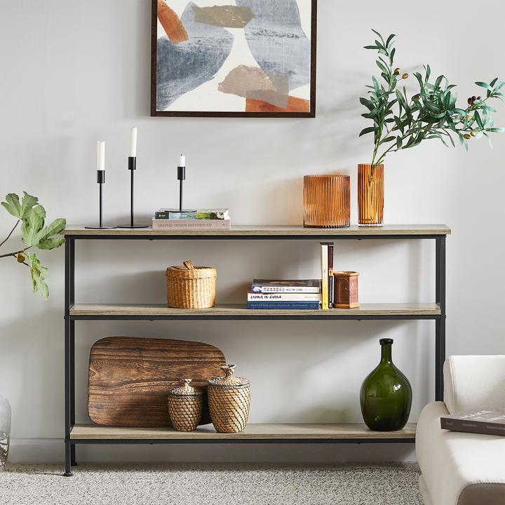 Actual product image SoBuy Console table with 3 shelves
