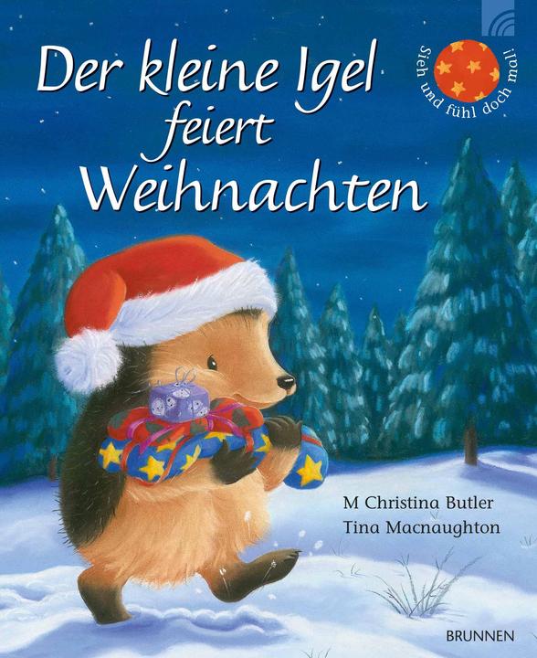 The little hedgehog celebrates Christmas (German, M Christina Butler, 2016)