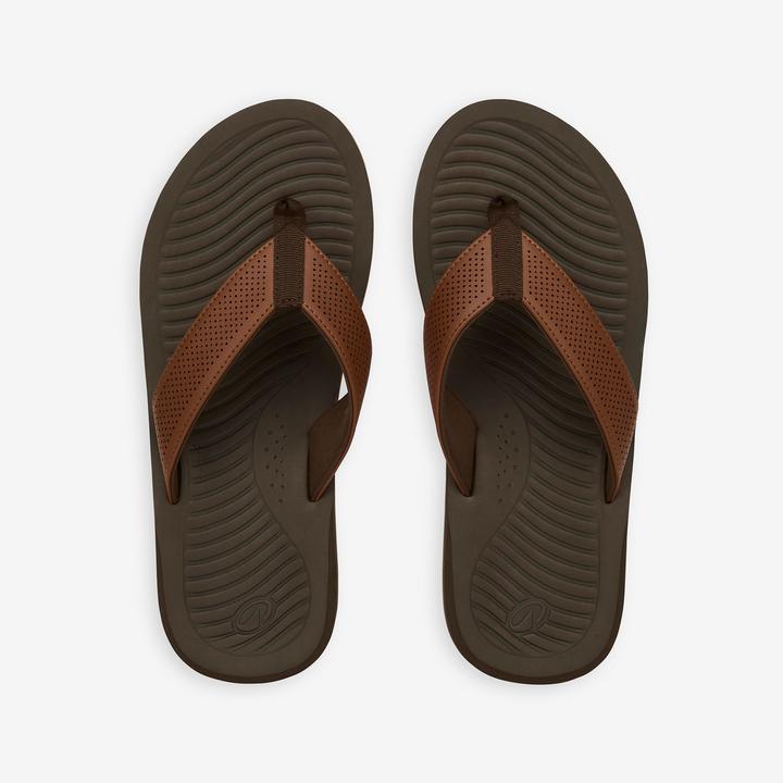 Actual product image Olaian Zehensandalen Herren 550 Simi braun (45)