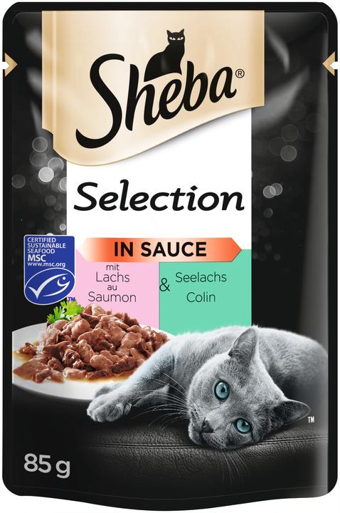 Produktbild Sheba Duo Lachs & Seelachs (24 Stk., 2040 g)