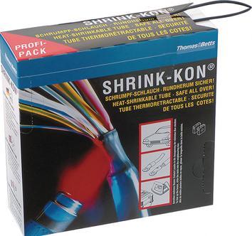 Actual product image ABB Heat shrink tubing 2:1, 12.7... 25.4mm, Black, Polyolefin, 3.3m (1 x)