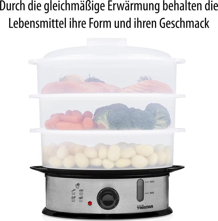 Image du produit Tristar Cuiseur vapeur 12 L (Fiche CH)