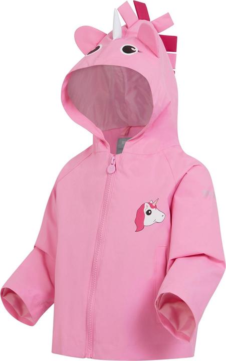 Actual product image Regatta Childrens/Kids Animal Luna The Unicorn Waterproof Jacket (104)