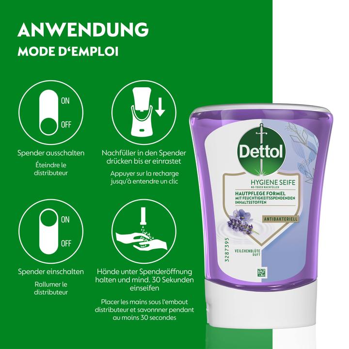 Produktbild Dettol No Touch (Handseife Nachfüllpackung, 250 ml)