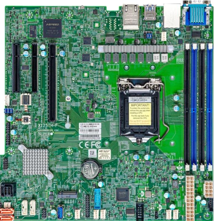 Produktbild Supermicro Inc. X12STH-F-O (Single) (LGA 1200, Intel C256, mATX)
