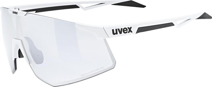 Uvex Sports pace perform small V (White Matt, Variomatic Litemirror Silver)