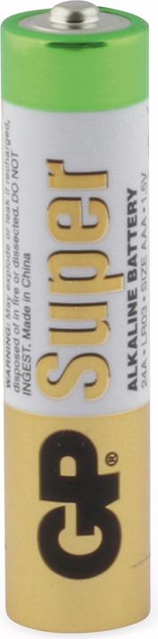 Immagine prodotto GP Batteries Super Alcalina (8 pz., AAA, 2400 mAh)