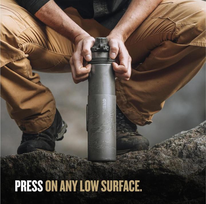 Actual product image Grayl GeoPress Ti Filter & Purifier (0.71 l)