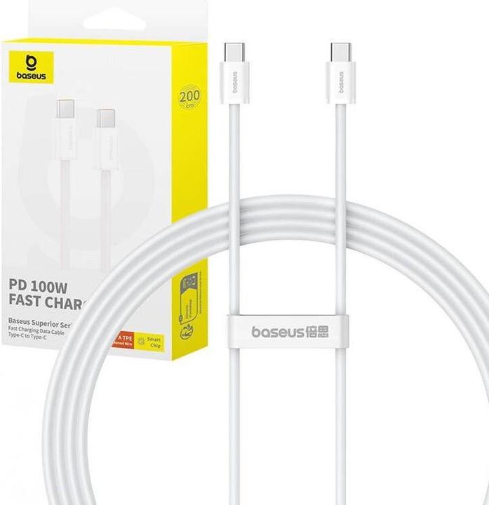 Immagine prodotto Baseus Cavo dati di ricarica rapida da USB-C a USB-C da 2 m 100W (2 m, USB 3.0, 100 W)