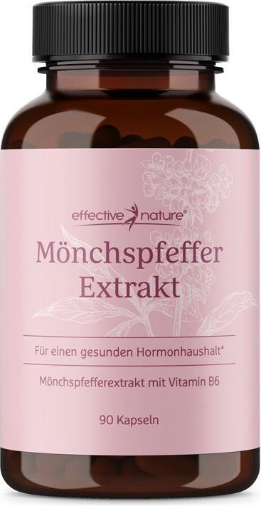 Actual product image Effective Nature Mönchspfefferextrakt (90 Piece, Capsules, 90 g)