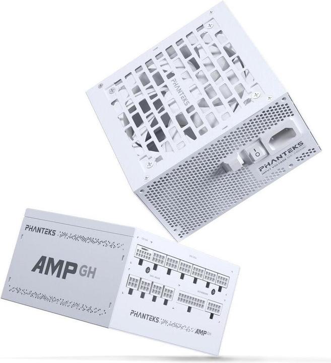 Produktbild Phanteks AMP GH 1200W 80 PLUS Platinum Netzteil, PCIe 5.1, ATX 3.1 - 1.200 Watt, weiss (1200 W)
