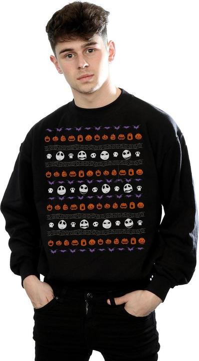 Immagine prodotto Disney Nightmare Before Christmas Halloween Icons Felpa Uomo (S)