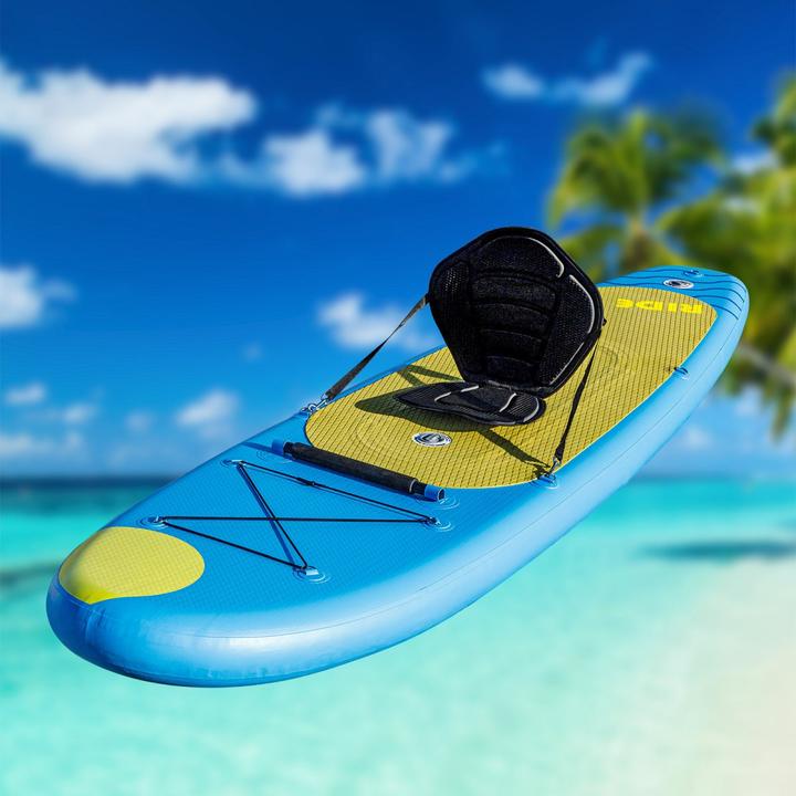 Produktbild Dema SUP Stand Up Paddle Board 320x84 cm Surfboard blau aufblasbar + Paddel + Zubehör
