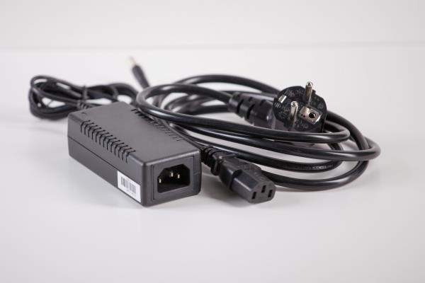 Actual product image Wantec Desktop power supply 48V DC 60Watt for 2wIP PoE