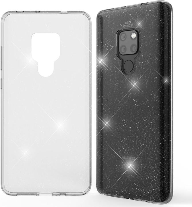 Actual product image Nalia Clear glitter silicone cover (Mate 20)