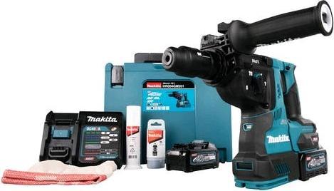 Actual product image Makita 40V Battery combi hammer SDS+ HR004GM201 (Rechargeable battery operated)