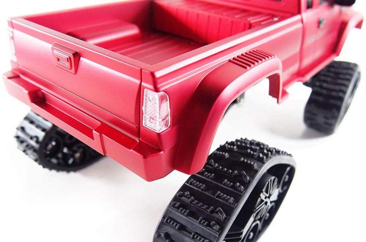 Actual product image Amewi RC AMX Pickup Truck FPV RTR red with wheels & chains 4WD (RTR Ready-to-Run)