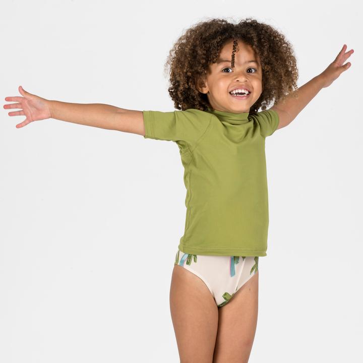 Produktbild Nabaiji UV-Shirt kurzarm Baby - khaki (2)