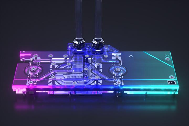 Actual product image Alphacool Ice block Aurora GPX-N RTX 3080/3090 iGame with backplate