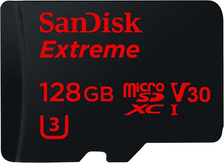 SanDisk Extreme 90MB/s microSDXC (128 GB, microSDXC, U3, UHS-I)