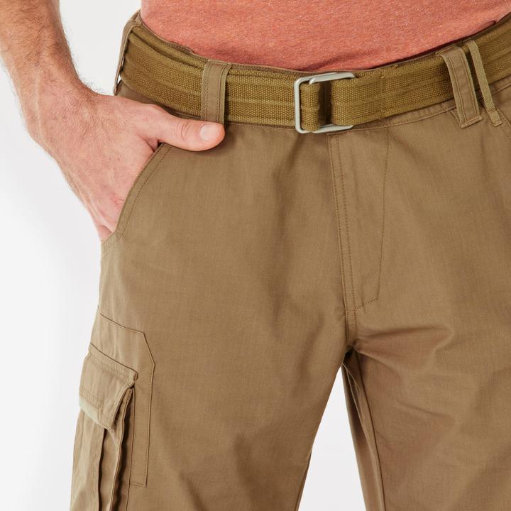 Actual product image Forclaz Zip-Off-Hose Cargohose Herren Trekking Backpacking - Travel 500 braun (Frequency band 38 (2600 MHz))
