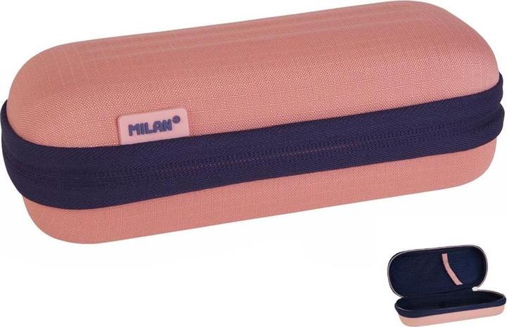 Actual product image Semi-Rigid Oval Pencil Case Series 1918 Pink