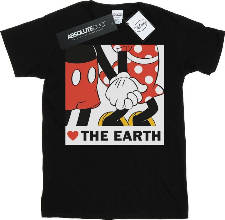 Disney Mickey Mouse Heart The Earth TShirt (XL)