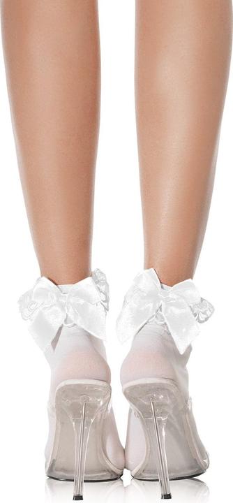 Produktbild Leg Avenue Weisse Söckchen mit Schleife (One Size)
