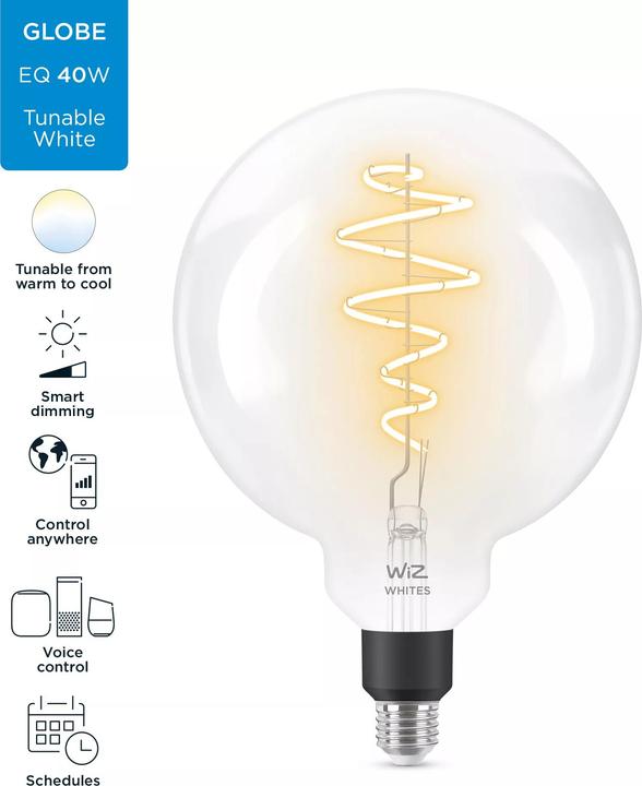 Produktbild WiZ White (E27, 6.50 W, 470 lm, 1 x, E)