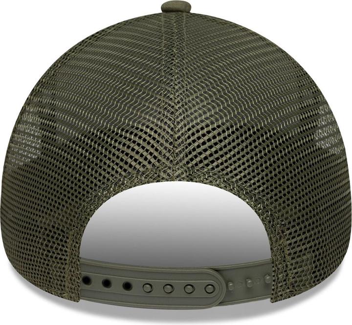 Actual product image New Era A-Frame Trucker Cap - Brand Patch Oliv (One size)