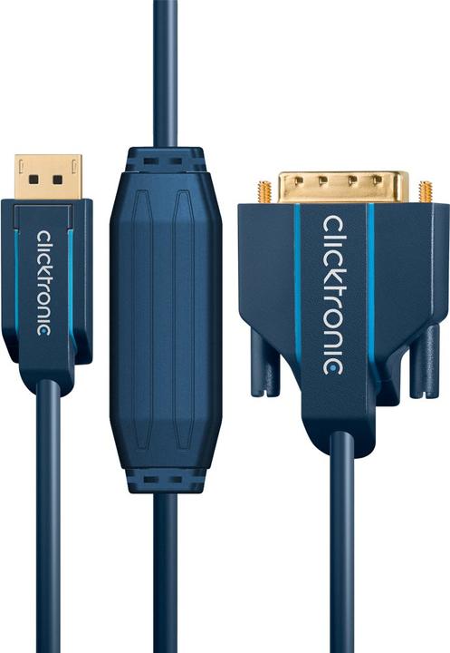 Actual product image clicktronic DisplayPort — DVI (2 m, DisplayPort, DVI)