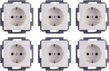 Image du produit Theo Klein Kit de prises combinées blanc pur (100 pcs. K55EUC/04BB)