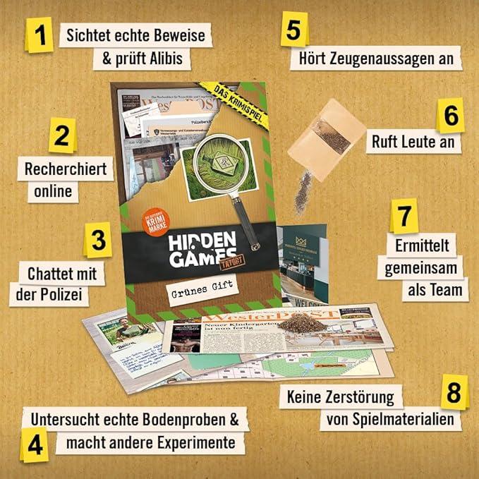 Image du produit Hidden Games Cas 3 - Poison vert (Allemand)
