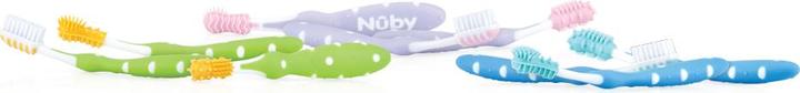 Image du produit Nuby Entraîneur de brosse à dents, lot de 3 (Souple, 1 x)