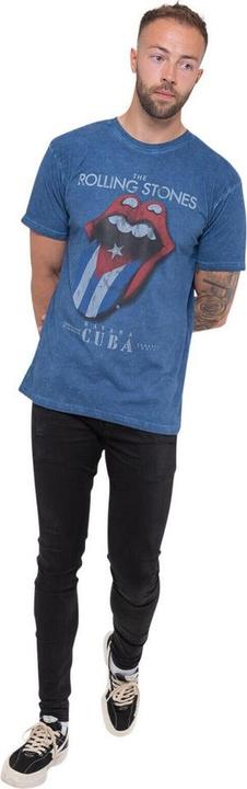 Actual product image The Rolling Stones Unisex Adult Havana Cuba Soft Touch T-Shirt (S)
