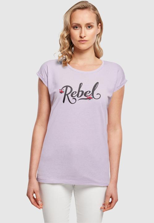 Actual product image Merchcode Ladies Frida Kahlo - Rebel one Extended Shoulder Tee - 116135 (XL)