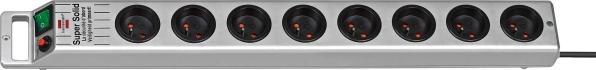 Actual product image Brennenstuhl Super-Solid 8way, 2.5m 13A (polycarbon) (8 x, CEE 7/5, 2.50 m)