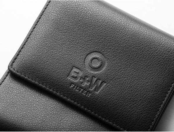 Actual product image B+W Filter case leather for 2 filters up to 77mm (77 mm)