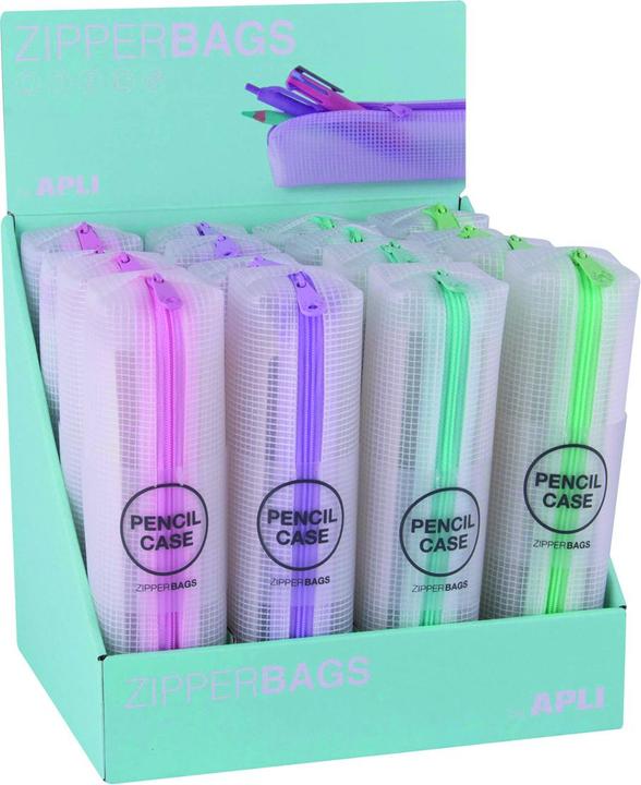 Actual product image Apli MIX pencil case with zip fastener