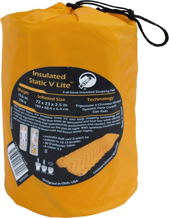 Actual product image Klymit Insulated Static V Lite