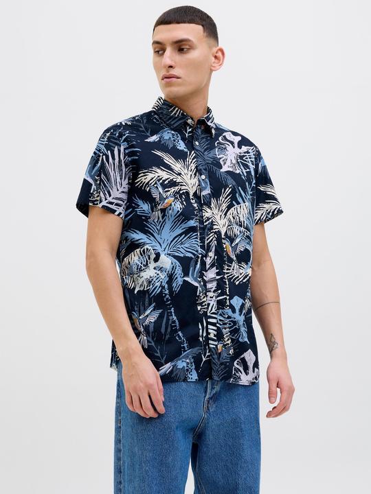 Produktbild Jack & Jones Jjhawaii Aop Shirt Ss Ln (XL)