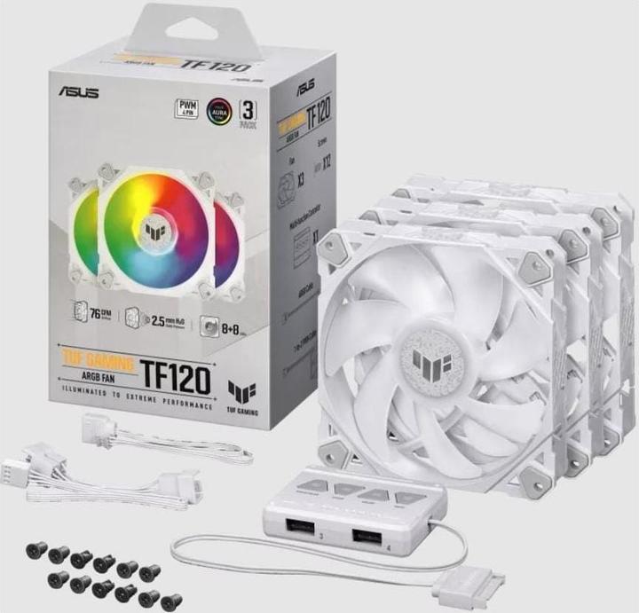 Produktbild ASUS TUF Gaming TF120 ARGB 3er Pack (120 mm, 3 x)