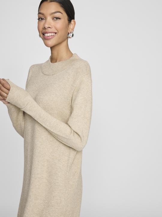 Actual product image Vila Long Sleeve Scoop Neck Midi Dress (XL)