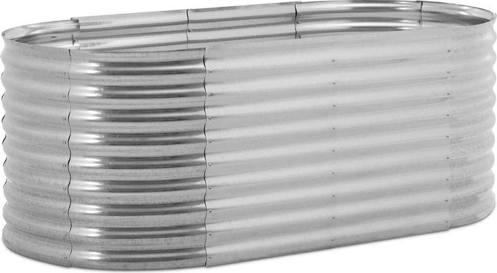 Valori nutrizionali e ingredienti Uniprodo Fioriera rialzata in metallo - Ovale - 202 x 78 x 100 cm - Acciaio