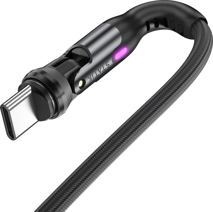 Actual product image Statik 360° rotatable USB-C to USB-C cable 3.0m (3 m, USB 3.0)