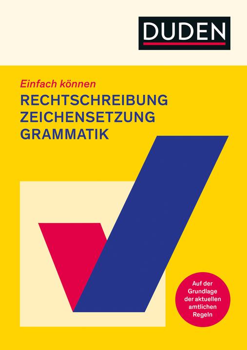 Label énergétique Einfach können - Rechtschreibung, Zeichensetzung und Grammatik (Allemand, Rédaction de Duden, 2025)