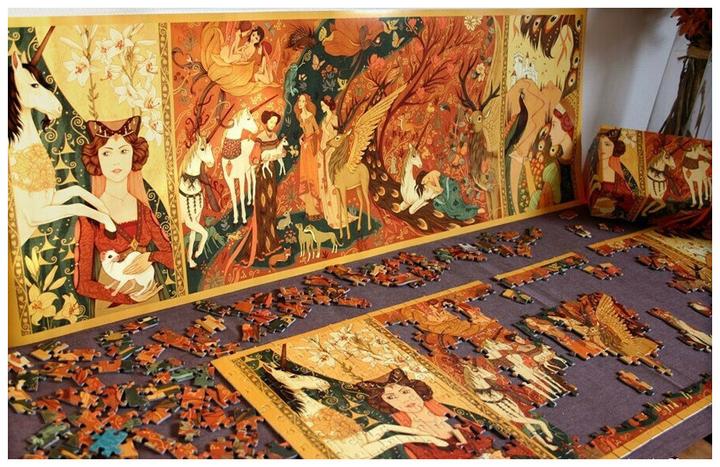 Produktbild Djeco Gallery Unicorn Garden (500 Teile)
