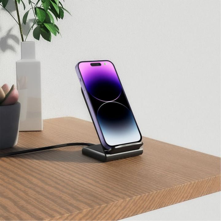 Immagine prodotto Tech-Protect Ładowarka Ładowarka bezprzewodowa Qi15W-S2 Caricatore Wireless 15W Nero (15 W)