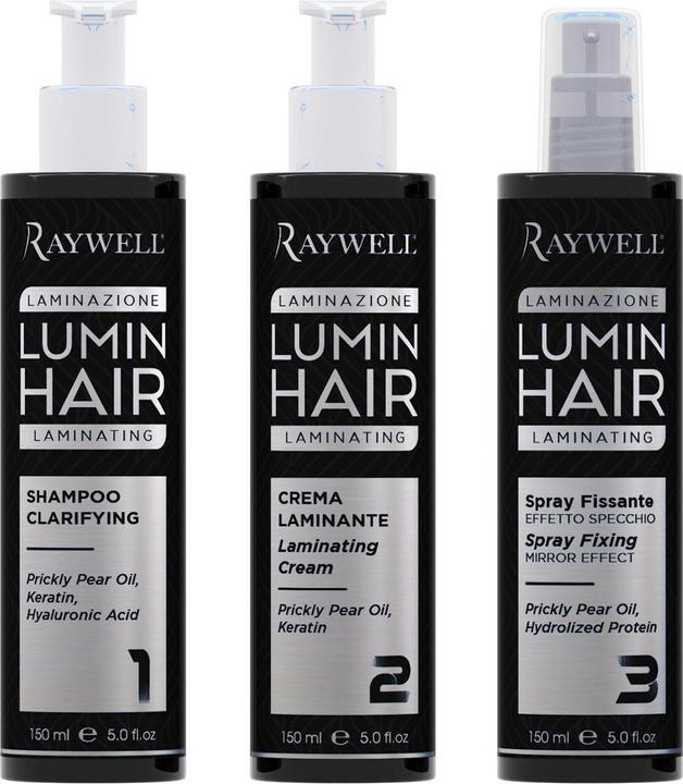 Image du produit Raywell Kit de lamination des cheveux Lumin (Set soin capillaire)
