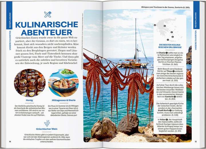 Produktbild Reiseführer Griechenland (Deutsch, Alexis Averbuck, Rebecca Hall, Vesna Maric, Paula Hardy, Simon Richmond, Helena Smith, Ryan Ver Berkmoes, Helen Iatrou, Vangelis Koronakis, Sarah Souli, 2024)